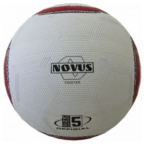 Футбольный мяч Novus TWISTER белый/красный/черный 5
