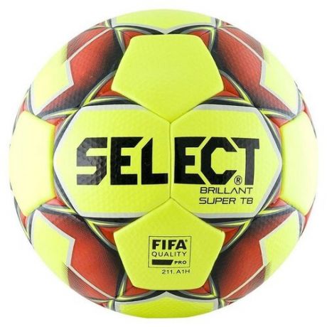 Футбольный мяч Select Brillant Super TB FIFA 810316 желтый/синий/красный 5