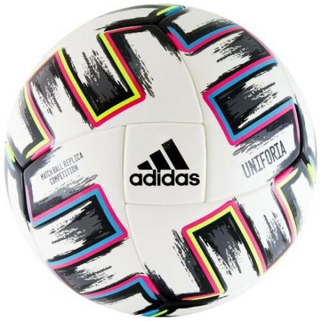 Мяч футбольный ADIDAS EURO2020 UNIFORIA Competition, р.5, арт. FJ6733, FIFA Pro