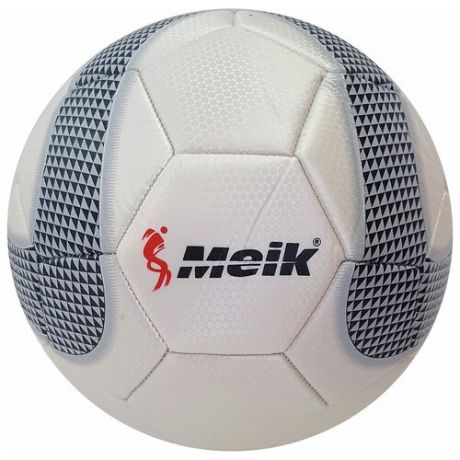 C33391-1 Мяч футбольный "Meik-047" (белый) 4- слоя, TPU+PVC 3.2, 410-450 гр машинная сшивка