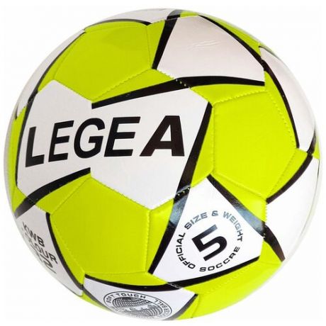 E32149-5 Мяч футбольный №5, 3- слоя PVC 1.6, 300 гр (желтый)