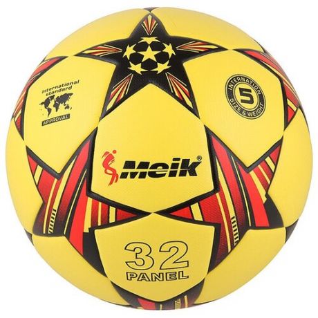 R18028-5 Мяч футбольный "Meik-098" 4-слоя TPU+PVC 3.2, 400 гр, термосшивка