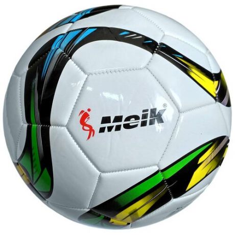 R18031-2 Мяч футбольный "Meik-069" 4- слоя TPU+PVC 3.0, 400 гр, машинная сшивка