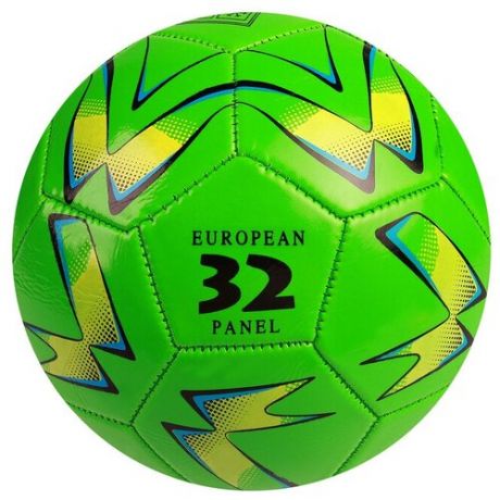 Мяч футбольный, размер 5, 32 панели, PVC, 2 подслоя, машинная сшивка, 260 г, микс 1025753 .