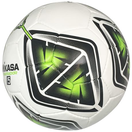Футбольный мяч Mikasa REGATEADOR белый/зеленый/черный 3