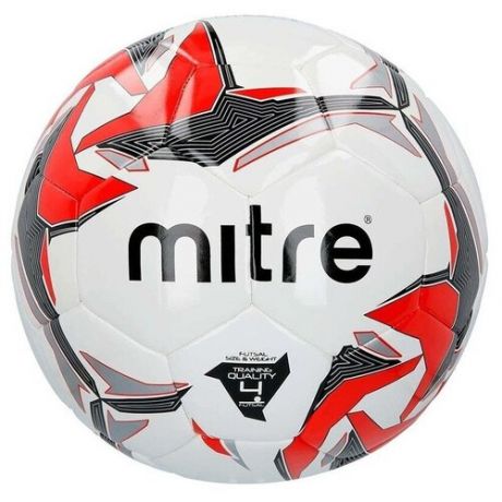 Футбольный мяч mitre Futsal Tempest II белый/серый/красный 4