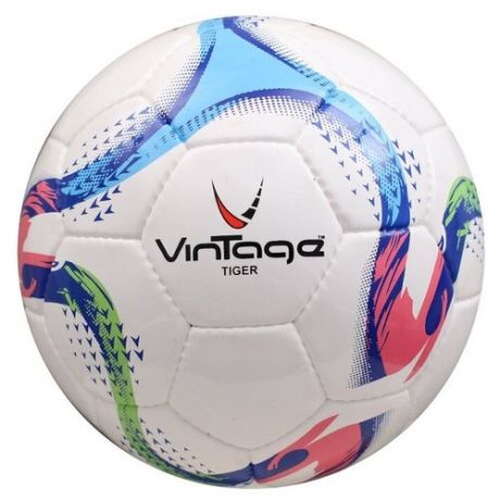 Футбольный мяч Vintage Tiger белый 5