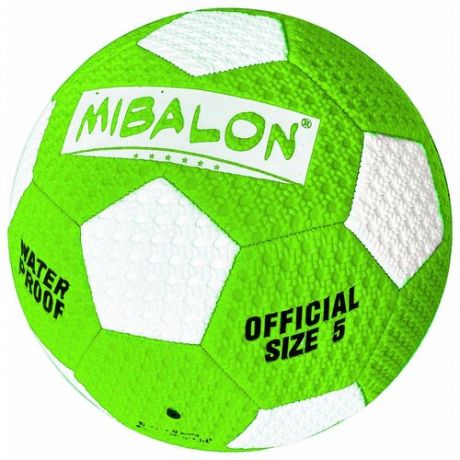 C33389-5 Мяч для пляжного футбола №5 (зеленый), PVC 2.6, 310-320 гр., машинная сшивка
