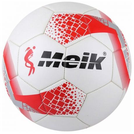 B31236 Мяч футбольный "Meik-081-33" 2-слоя, TPU+PVC 2.7, 400-410 гр., машинная сшивка