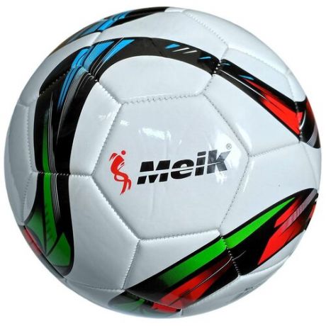 R18031-1 Мяч футбольный "Meik-069" 4-слоя TPU+PVC 3.0, 400 гр, машинная сшивка