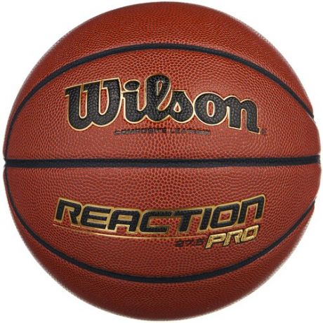 Баскетбольный мяч Wilson Reaction PRO, р. 5 темно-коричневый