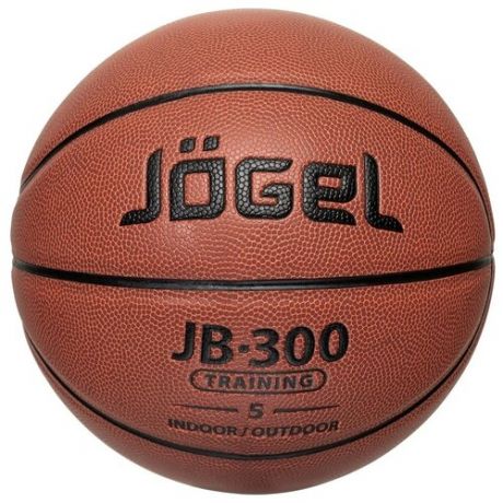 Баскетбольный мяч Jogel JB-300 №5, р. 5 коричневый