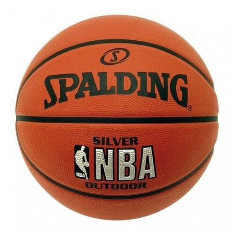Баскетбольный мяч Spalding NBA Silver, р. 5 оранжевый