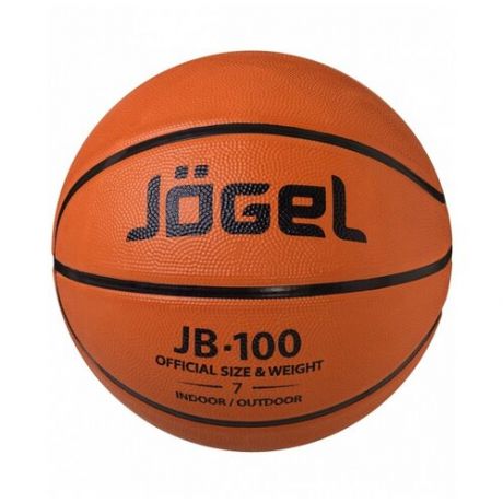 Баскетбольный мяч Jogel JB-100 №7, р. 7 коричневый