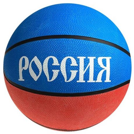 Баскетбольный мяч Onlitop Россия, р. 7 белый/синий/красный