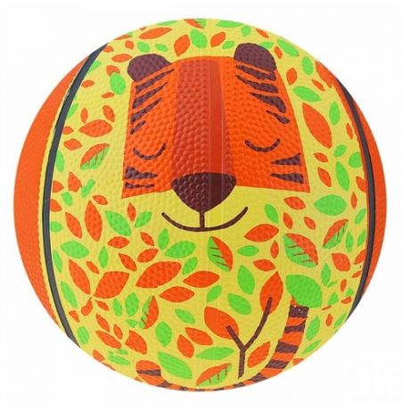 Баскетбольный мяч Onlitop Лис, р. 3 желтый/оранжевый