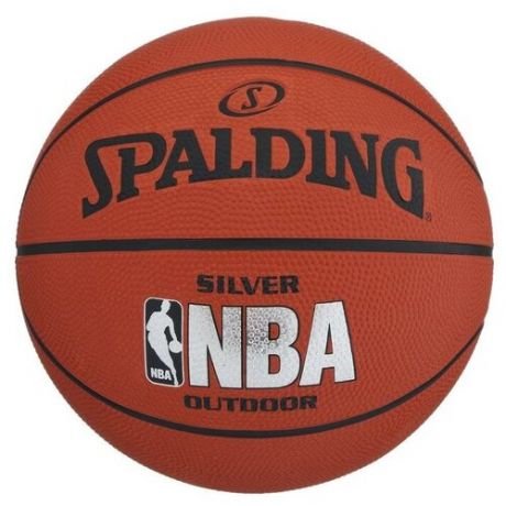 Мяч баскетбольный Spalding NBA Silver размер 5