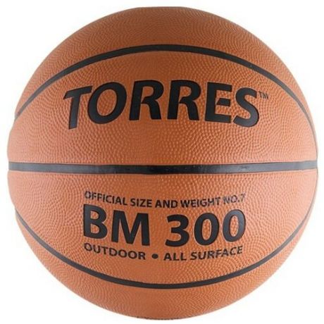 Мяч баскетбольный BM300, B00017, размер 7
