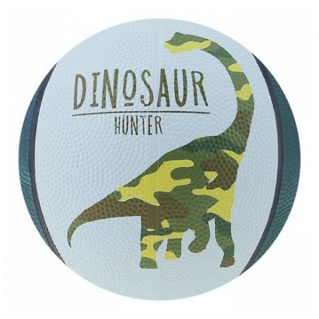 Баскетбольный мяч Onlitop Dinozaur, р. 3 голубой/зеленый