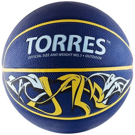 Мяч баскетбольный TORRES Jam арт.B02043, р.3