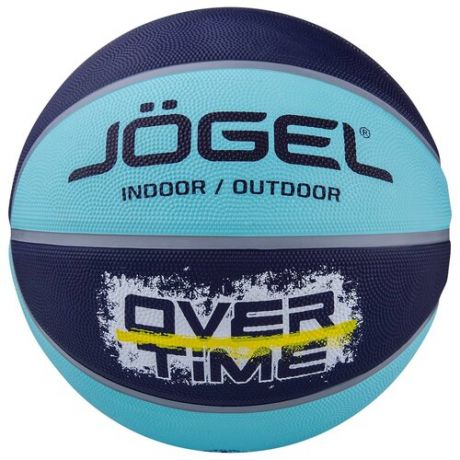 Баскетбольный мяч Jogel Streets Over Time №5, р. 5 синий/голубой