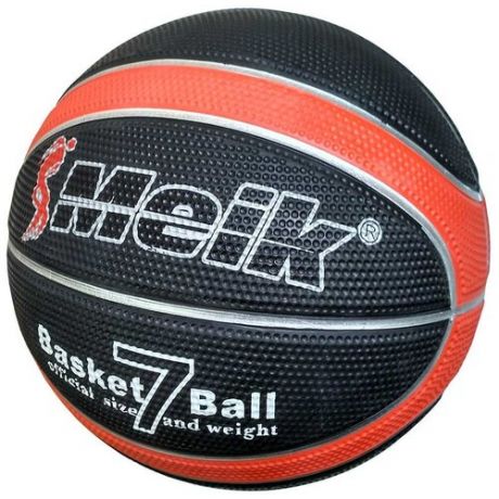 C28682-3 Мяч баскетбольный "Meik-MK2310" №7, (черный/красный)