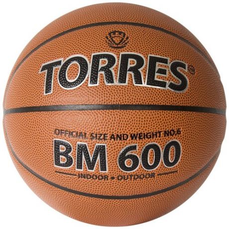 Мяч баскетбольный TORRES BM600 арт.B32026, р.6