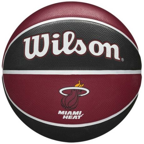 Мяч баскетбольный WILSON NBA Team Tribute Miami Heat, арт.WTB1300XBMIA, р.7