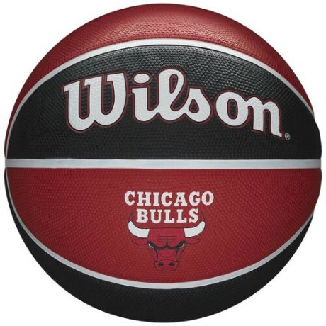 Мяч баскетбольный WILSON NBA Team Tribute Chicago Bulls, арт.WTB1300XBCHI, р.7