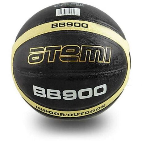 Баскетбольный мяч ATEMI BB900 101417, р. 7 черный/желтый