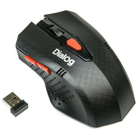 Беспроводная мышь Dialog MROP-09U USB, черный