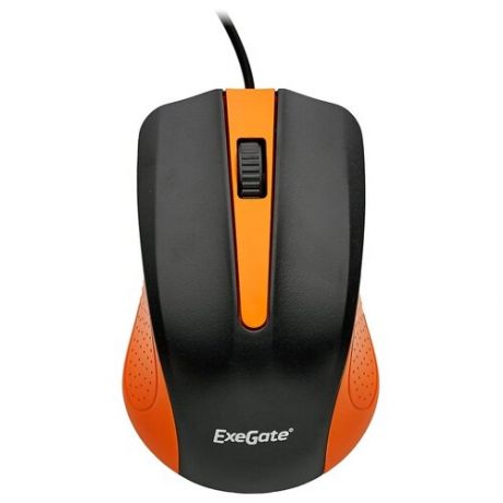 Мышь ExeGate SH-9030BO, черный/оранжевый