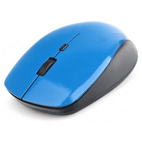 Мышь беспроводная Gembird MUSW-250-2, 2.4ГГц, 3 кнопки плюс колесо кнопка,1600DPI синий