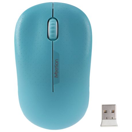 Беспроводная мышь/ мышка для компьютера и ноутбука 2.4G MeeTion MT-R545/Cyan