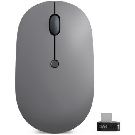 Мышь беспроводная Lenovo Go USB-C Wireless Mouse (GY51C21210), серый