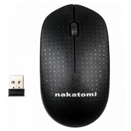 Беспроводная мышь NAKATOMI MRON-02U, black