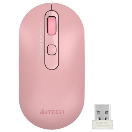 Компьютерная мышь A4Tech Fstyler FG20S розовый