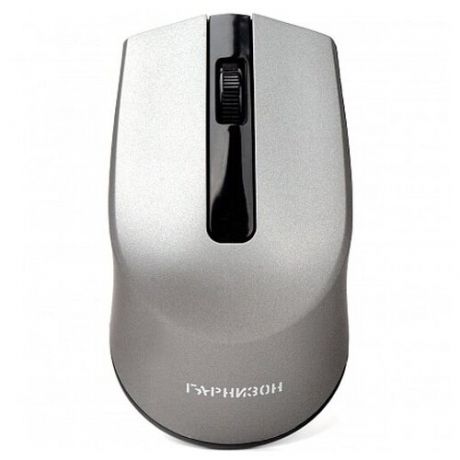 Мышь беспроводная Гарнизон GMW-475, серый, 1000 DPI, 3 кн. плюс колесо-кнопка