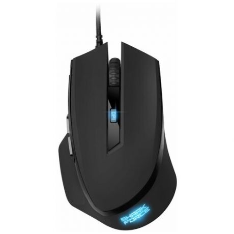 Игровая мышь Sharkoon Force II чёрная (6 кнопок USB PixArt PAW3519 4200 dpi подсветка)