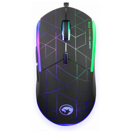 PC Мышь проводная Marvo M115 Wired Gaming Mouse с подсветкой