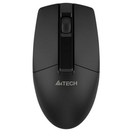 Мышь A4Tech G3-330N Black оптическая, беспроводная (радиоканал), 1200 dpi, USB, цвет: чёрный