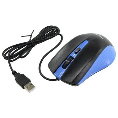 Мышь проводная Smart Buy ONE 352 чёрный синий USB