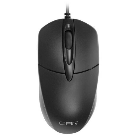 Cbr CM 210 Black, Мышь проводная, оптическая, USB, 1000 dpi, 3 кнопки и колесо прокрутки, длина кабеля 1,8 м, цвет чёрный