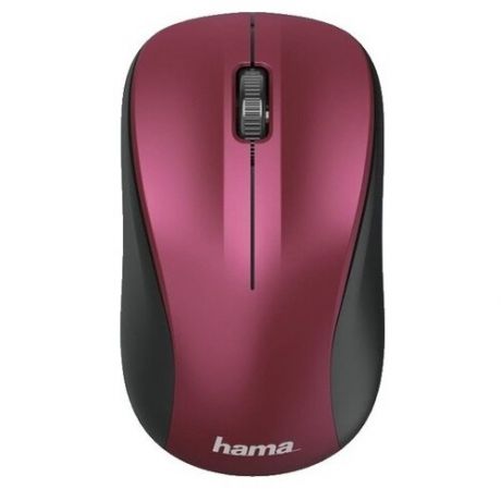 Беспроводная компактная мышь HAMA MW-300, розовый