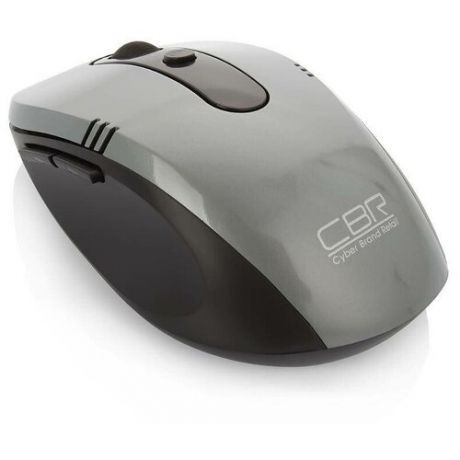 Беспроводная компактная мышь CBR CM 500 Grey USB, серый
