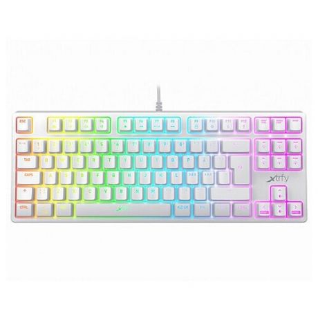 Игровая механическая клавиатура XTRFY K4 RGB Tenkeyless WHITE Edition