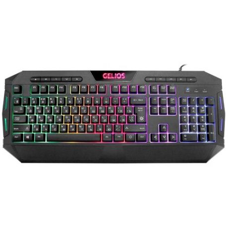 Проводная игровая клавиатура Defender Gelios GK-174DL RU радужная подсветка