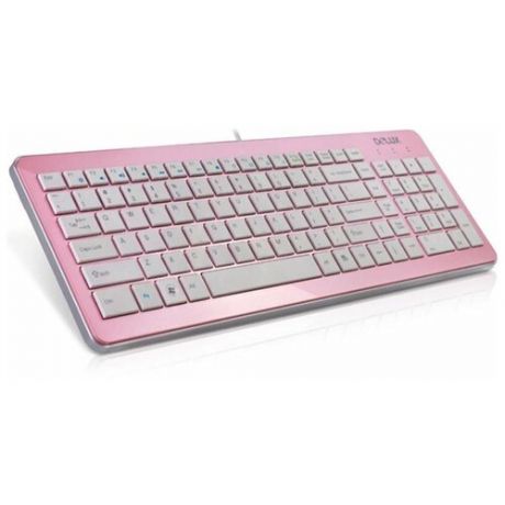 Клавиатура Delux K1500 Pink/White