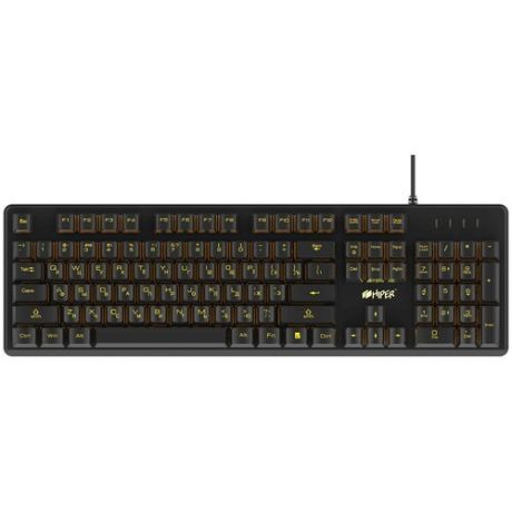Hiper Клавиатура игровая GK-4 CRUSADER Black USB