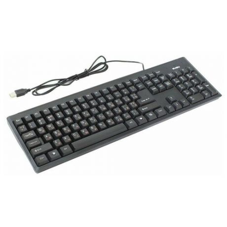 Клавиатура проводная SVEN Standard 303, USB + PS/2, 104 клавиши, чёрная, SV-03100303PU